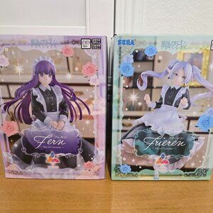 Luminasta Frieren: Beyond Journey's End-Frieren and Fern Maid Costume Figur